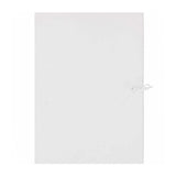 Witte map met band a4