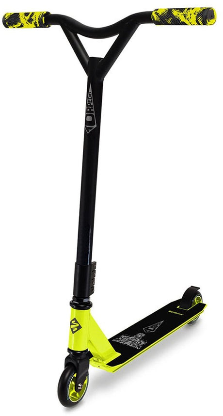 Streetsurfing street surfing torpedo stuntstep - groen - 100mm wielen - 6061 aluminium - abec 7
