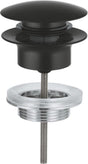 Grohe waste set - ø63mm - push open - matte black
