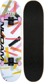 Nijdam classic skateboard - high time - roze wit one size