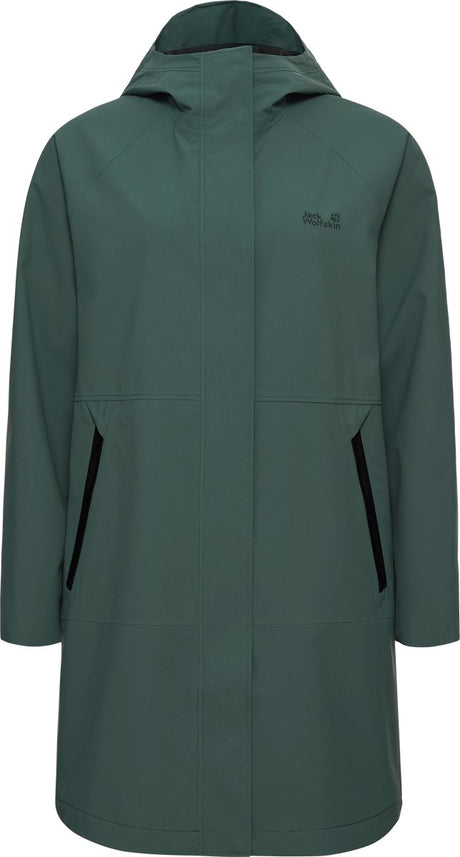 Jack wolfskin onera 2l coat w dames outdoorjas-sago palm