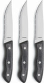 Amefa hercule 3-delige xl steakmessenset – vlijmscherp – micro-serration – 13 0 gehard messenstaal – pakka wood – veilige cadeauverpakking