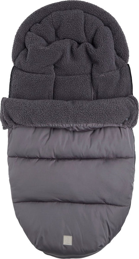 Jollein voetenzak buggy kinderwagen - puffed grey - waterafstotend