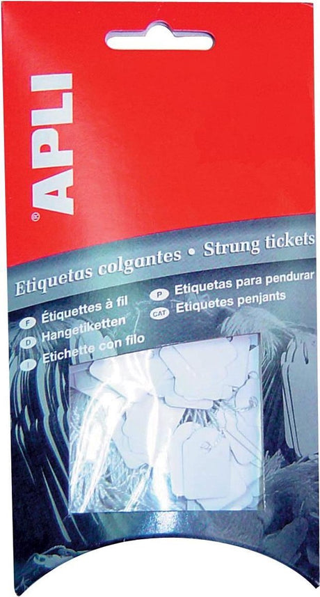 Apli draadetiketten ft 28 x 43 mm (b x h) (7012) | etui van 100 stuks