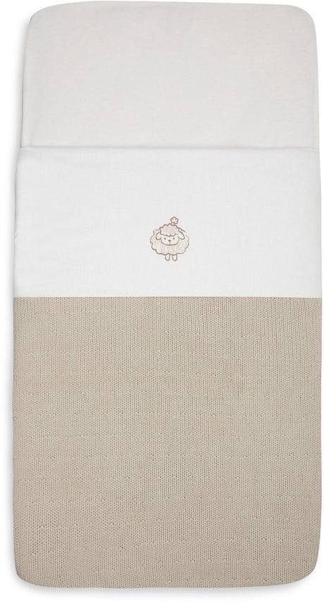 Jollein baby bettlaken kinderbett 120x150cm - woolly