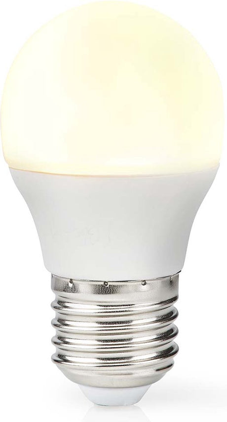 Nedis led-lamp e27 - g45 - 4.9 w - 470 lm - 2700 - warm wit - retrostijl - frosted - 3 stuks