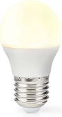 Nedis led-lamp e27 - g45 - 4.9 w - 470 lm - 2700 - warm wit - retrostijl - frosted - 3 stuks