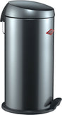 Wesco capboy maxi prullenbak | pedaalemmer | 22 liter | metaal - grafiet | afvalemmer - made in germany