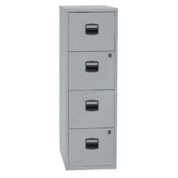 Archiefkast bisley met 4 lades zilver