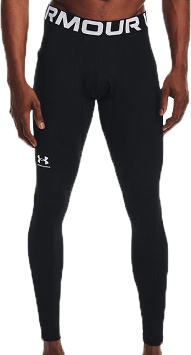 Under armour ua cg armour leggings heren sportlegging - zwart - wit