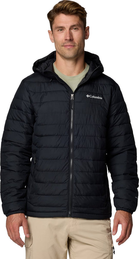 Columbia powder lite™ ii hooded jacket men's outdoorjas - black - maat xxl