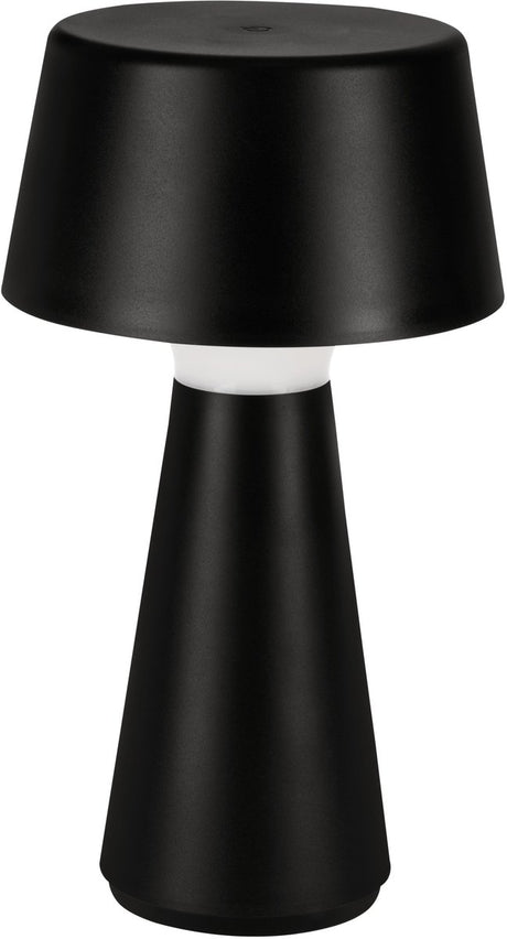 Eglo scorrano tafellamp - aanraakdimmer - draadloos - 29 cm - zwart - instelbaar wit licht - oplaadbaar - voor binnen en buiten