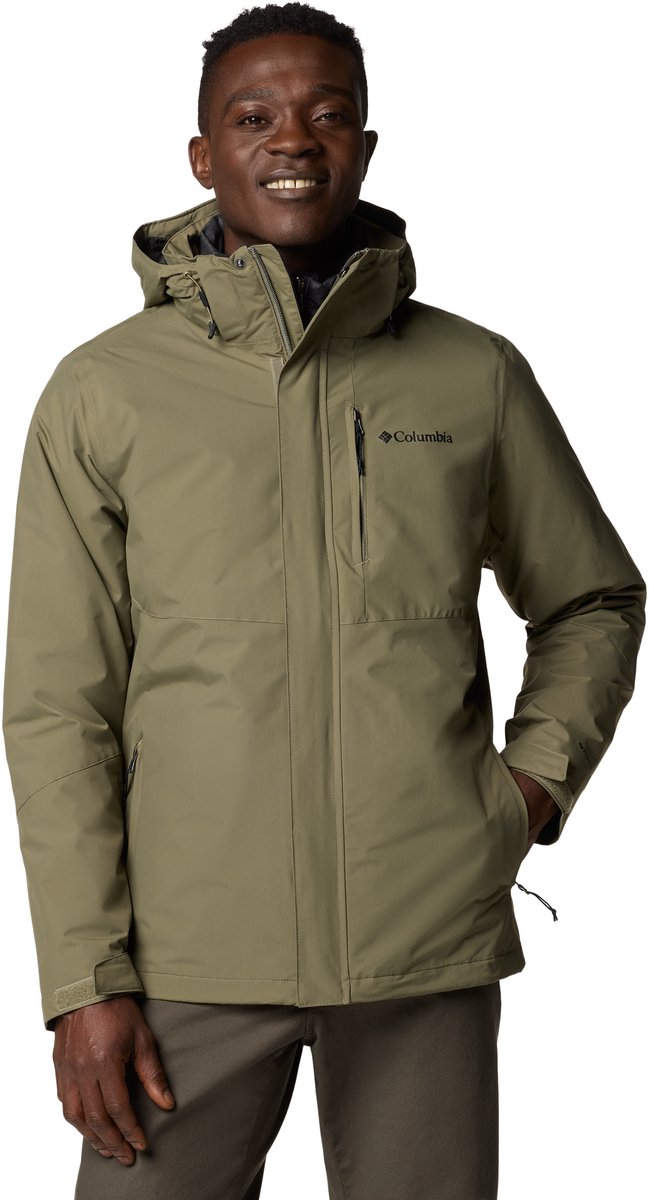 Columbia element blocker™ iii interchange jacket heren outdoorjas - stone green s