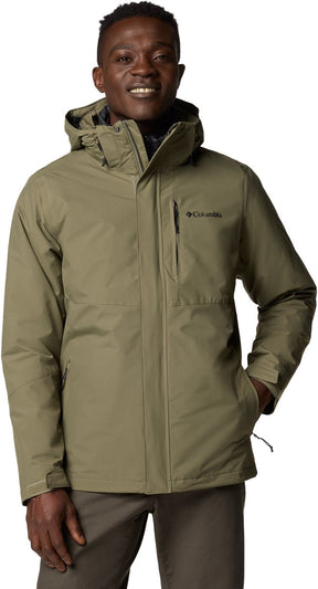 Columbia element blocker™ iii interchange jacket heren outdoorjas - stone green s