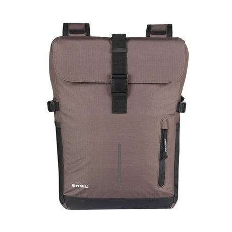 Basil dubbele fietsas move 30 liter 16 x 27 x 38 cm - bruin