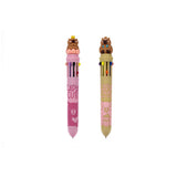 Dream pop set van 2 multicolor pennen capibara | 6 stuks