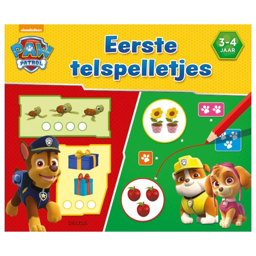 Paw patrol eerste telspelletjes (3-4 jaar)