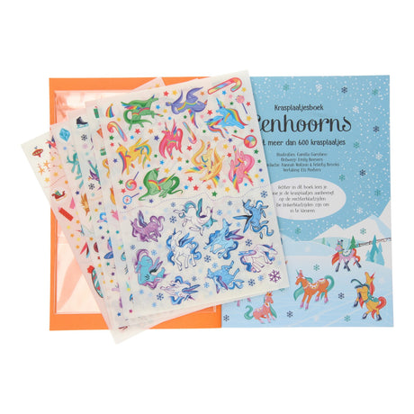 Wpg uitgevers krasplaatjesboek eenhoorns. 5+ | 2 stuks