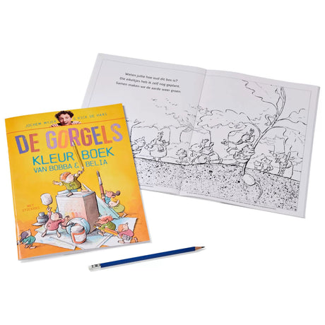 Wpg uitgevers de gorgels kleurboek van bobba en belia.