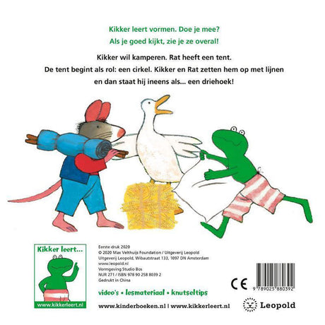 Centraal boekhuis kikker leert vormen