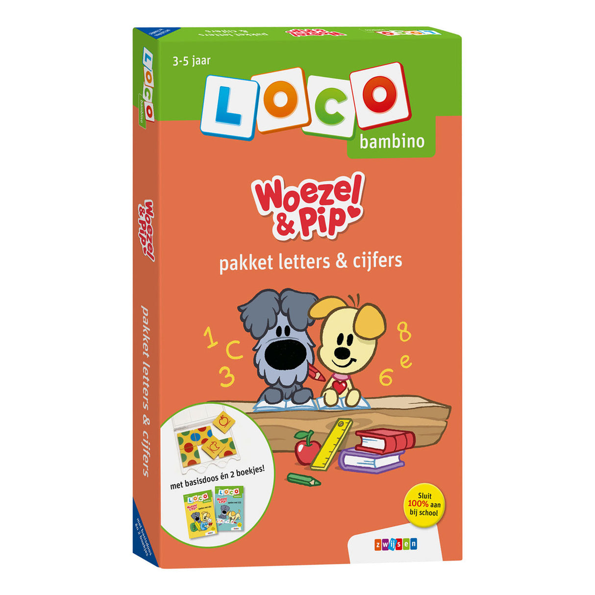 Bambino Loco - Pacchetto PIP Woezel - Numeri di lettere