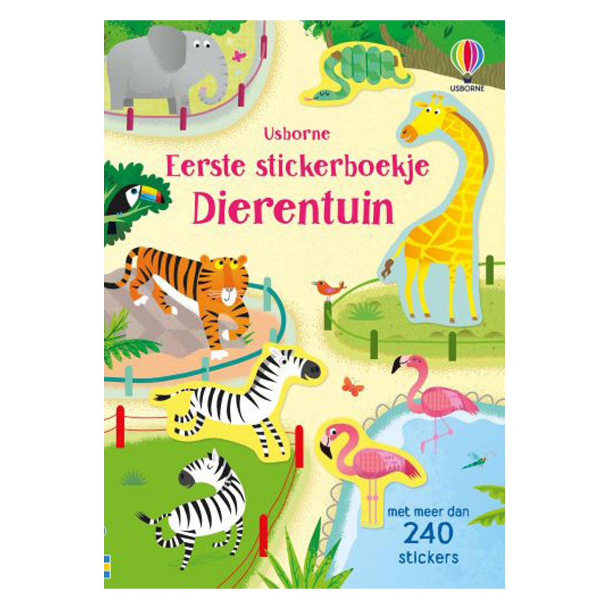 Erster Aufkleber -Booklet Zoo