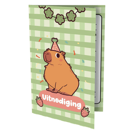 Uitnodigingen - capibara 6st.