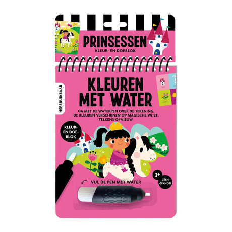 Kleuren met water - prinsessen