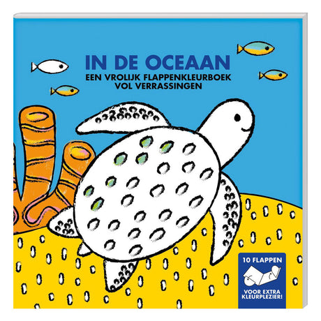 Flappenkleurboek - in de oceaan