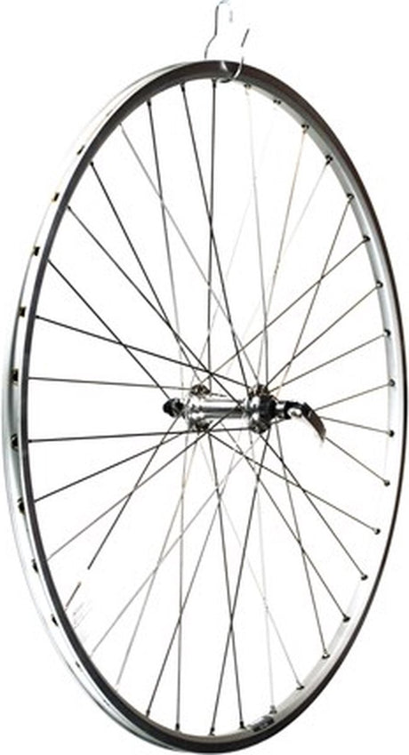 Roland voorwiel 28 inch race zilver uitval rvs spaak velgrem