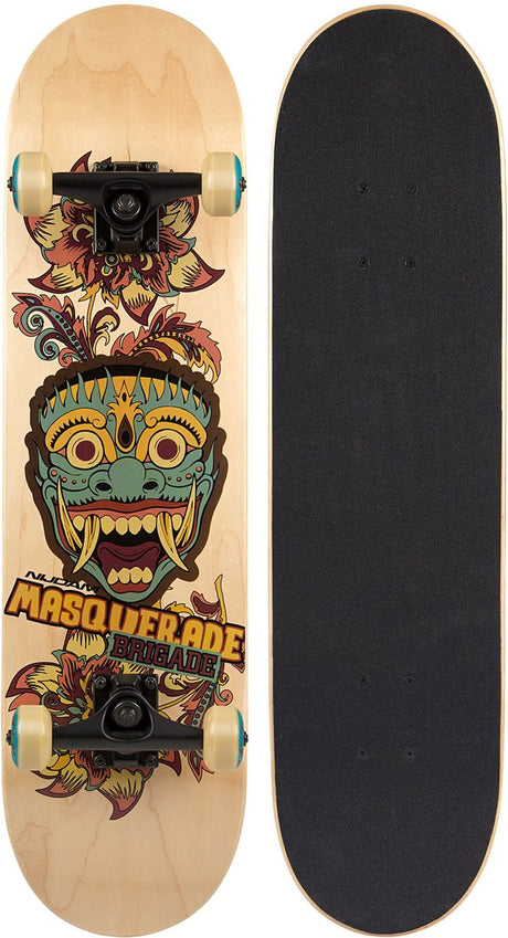 Nijdam skateboard - masquerade brigade - 79 cm - effen