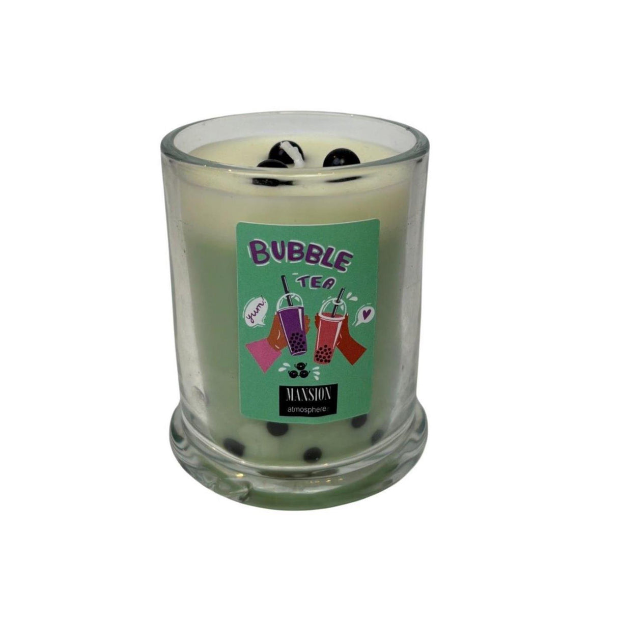 Mansion atmosphere geurkaars bubble tea groen ã˜7,7xh9,2cm