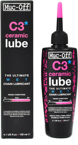 Muc-off wet lube c3* kettingolie ceramic 120ml