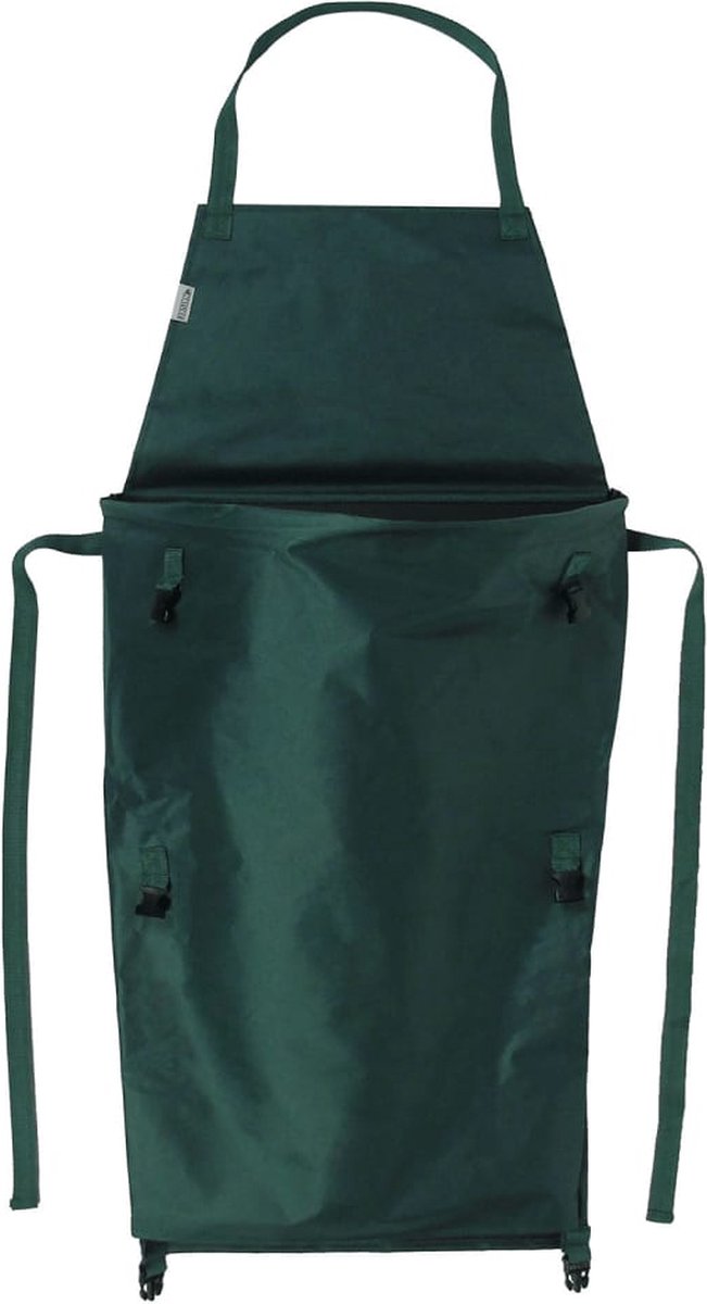 Nature - tuinschort - met opvouwbare zak - 130 x 55cm - groen