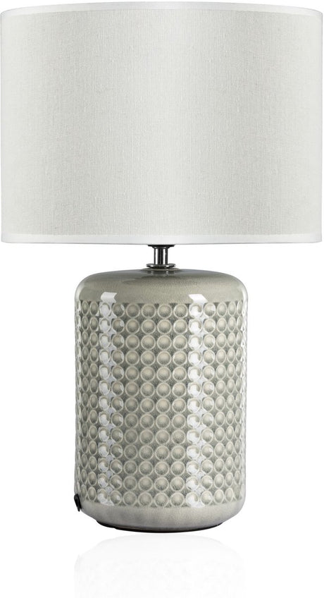 Pauleen led tafellamp go for glow - e27 - max. 20w - woonkamer, slaapkamer eetkamer - beige grijs groen