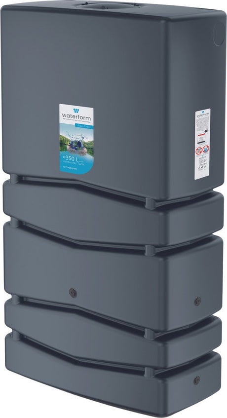 Prosperplast - regenton aqua tower 350 liter - antraciet