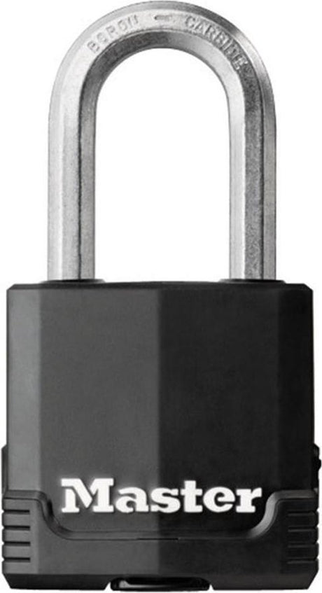 Masterlock excell hangslot zwart 49 mm - beugellengte 38 mm
