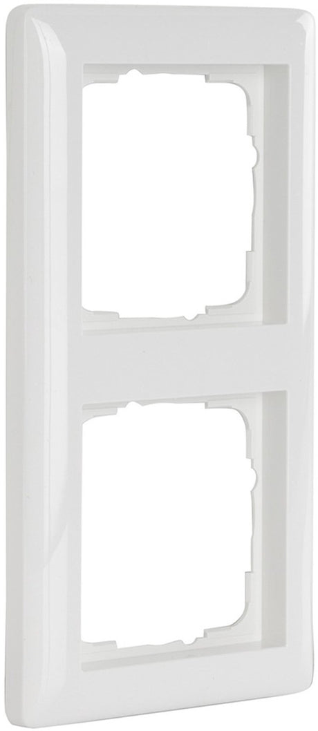 Gira system 55 afdekraam inbouw - 2-voudig polarwit