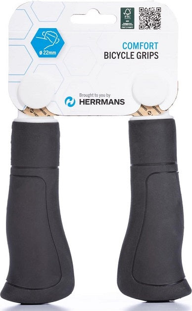 Herrmans Ergo 84b schwarz 120 mm - Fahrradgriff