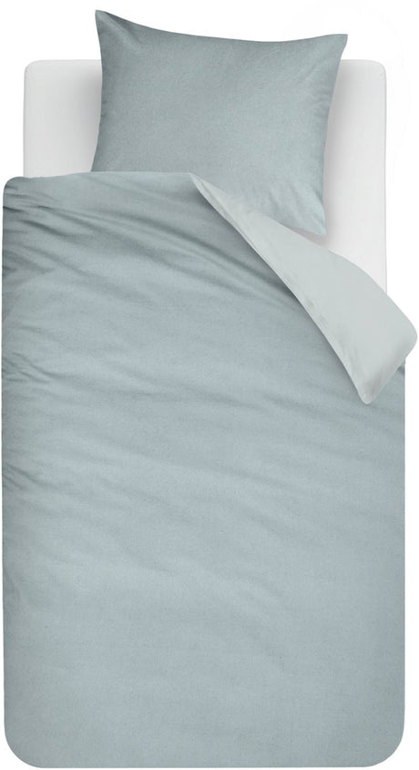 Beddinghouse warm dekbedovertrek - eenpersoons - 140 x 200 220 cm - blauw