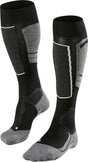 Falke sk4 warm dun wol functioneel materiaal skisokken dames zwart - maat 41-42 41 42