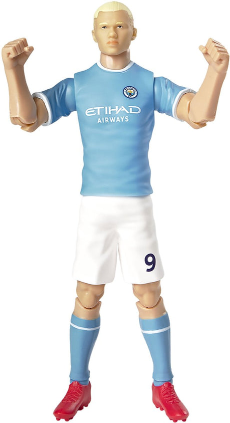 Van der meulen voetbalfiguur manchester city erling haaland, 20cm.