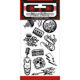 Tattoos rock muziek | 10 stuks