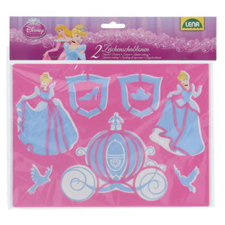 No brand disney princess assepoester sjablonenset | 6 stuks