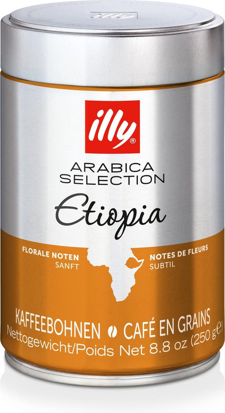 Illy arabica selection ethiopië koffiebonen - 6 x 250 gram