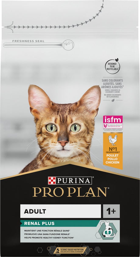 Pro plan adult renal plus -katten droogvoer - kip - 1,5 kg