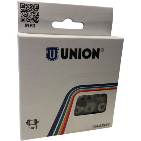 Union Anti Roes Fietsketting 1 2x1 8 - 112 schakels - Titanium Grijs