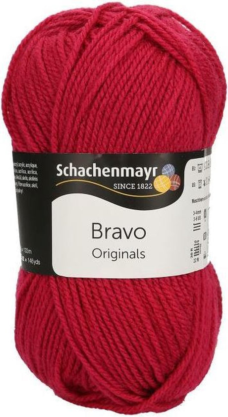 Schachenmayr bravo wol - 50 gram - rood