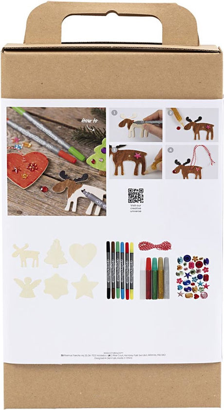 Creativ company hobbyset kerstdecoratie kleuren