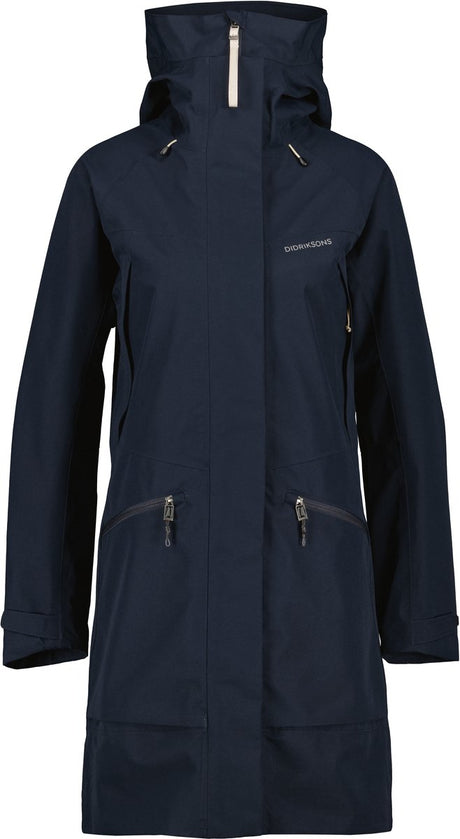 Didriksons ilma wns parka 8 dames outdoorjas - dark night blue